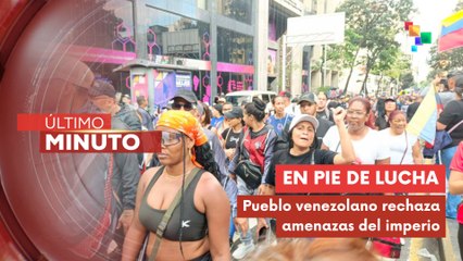 Pueblo venezolano se moviliza en defensa del Pdte. Maduro y en contra del imperio
