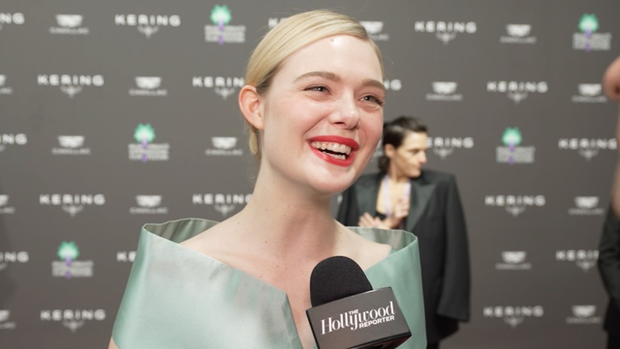Elle Fanning Says Her Dream of Working With Sister Dakota Fanning is Coming True This Year | THR Video