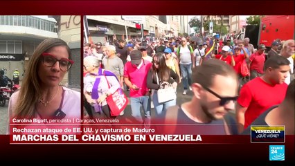 Informe desde Caracas: manifestantes chavistas exigen la liberación de Nicolás Maduro