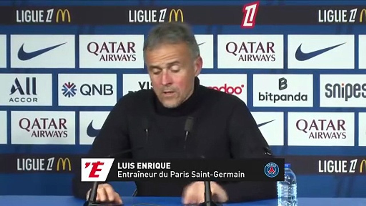 Luis Enrique après la victoire contre le Paris FC : « On est content d’avoir retrouvé une équipe au top physiquement » - Foot - Ligue 1 - PSG