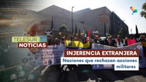 Marcha en México contra imperialismo de EE.UU. y en solidaridad con Venezuela