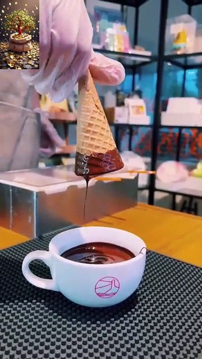 ice Cream🇩🇿 chocolat#icecream #food #cake #chocolate #foodie #dessert #streetfood #sweet