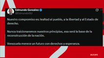 El mensaje de Edmundo González Urrutia tras la captura de Maduro I