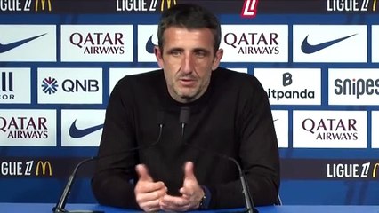 La « fierté » de Stéphane Gilli malgré la défaite du Paris FC contre le PSG - Foot - Ligue 1 - Paris FC