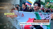 Manifestantes mexicanos rechazan el secuestro del pdte. Maduro
