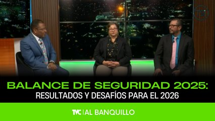 Al Banquillo - Balance de seguridad 2025: Resultados y desafíos para el 2026 - Domingo 4 de enero 2026