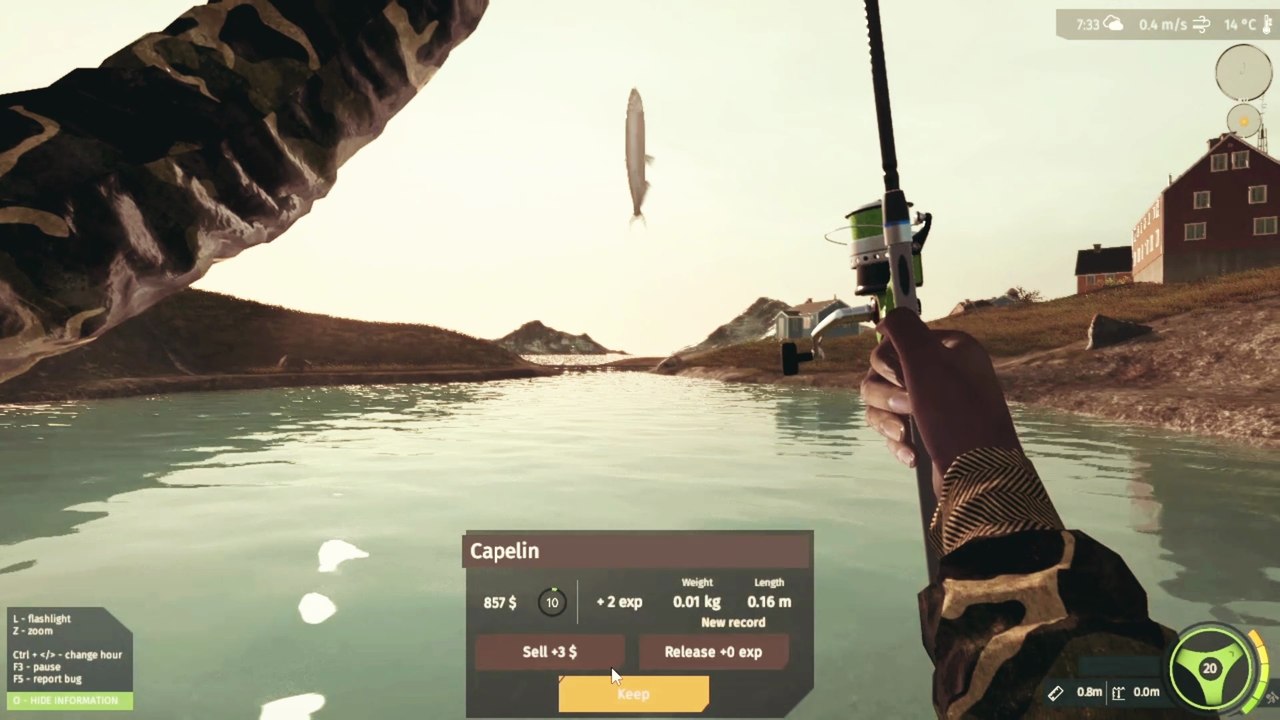 How to catch Capelin at Greenland | Ultimate Fishing Simulator