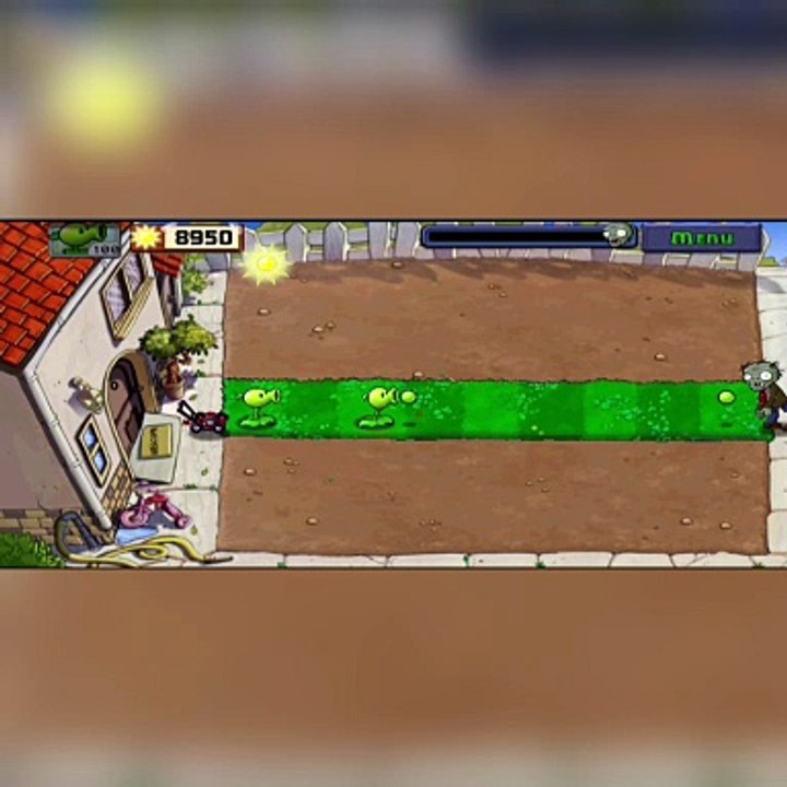 Plants vs Zombies Level 1