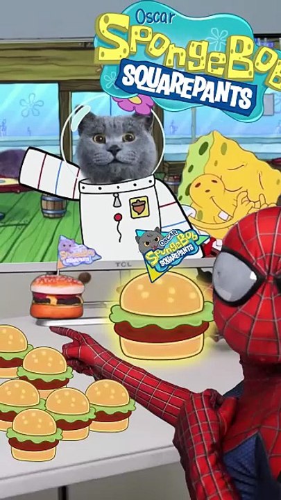 Have I Really Entered The World Of Spongebob Squarepants_ funnycat  funnyeffects
