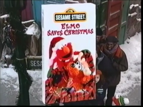 Sesame Street - Elmo Saves Christmas (1997) VHS Trailer Promo (HQ VHS Rip)