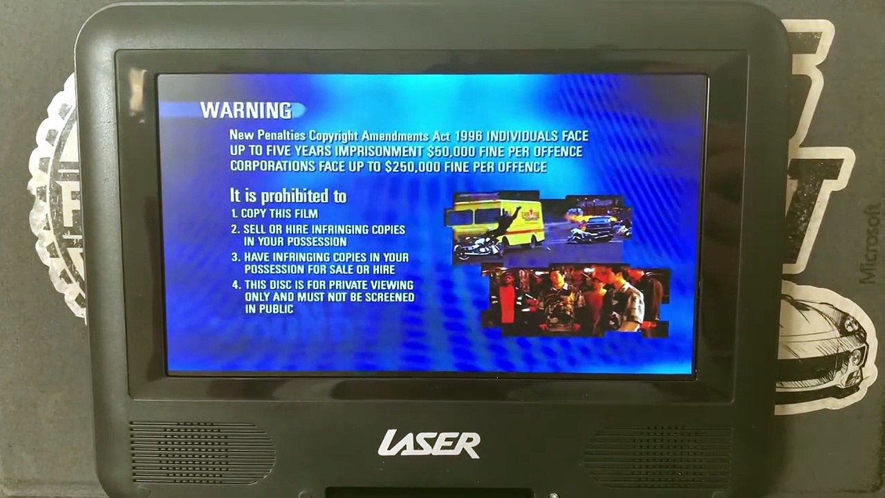 Opening to Exit Wounds 2001 DVD Australia