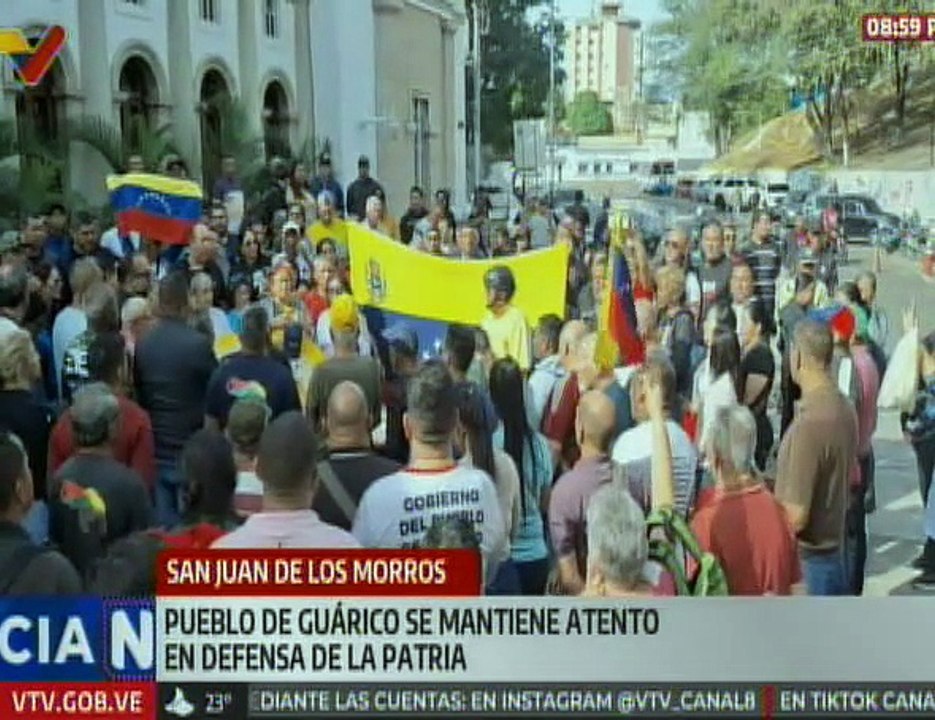 Guariqueños exigen la liberación inmediata del Pdte. Maduro y la Primera Dama Cilia Flores