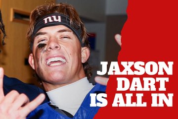 Jaxson Dart blunt response when asked about Giants future