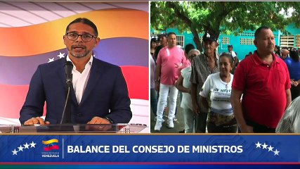 Vicepresidente Sectorial Freddy Náñez ofrece balance del Consejo de Ministros  al país