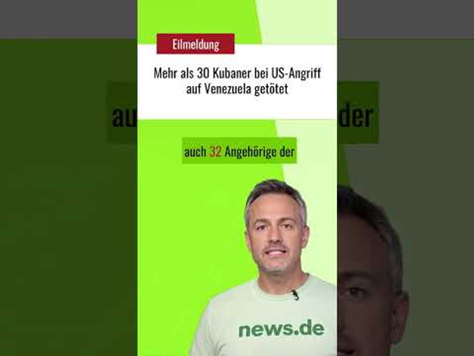 Mehr als 30 Kubaner bei US-Angriff auf Venezuela getötet