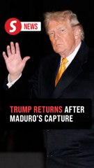 Trump returns to Washington on Air Force One after Maduro capture