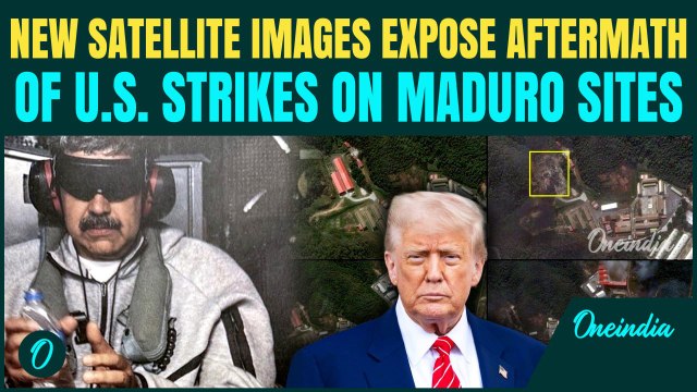 VIDEO: UNSEEN Satellite Images Reveal Massive Damage to Maduro’s Palace After U.S. Strikes Kill 40