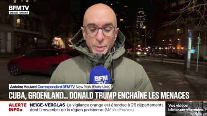 Iran, Cuba, Groenland...Donald Trump enchaîne les menaces après la capture de Nicolas Maduro