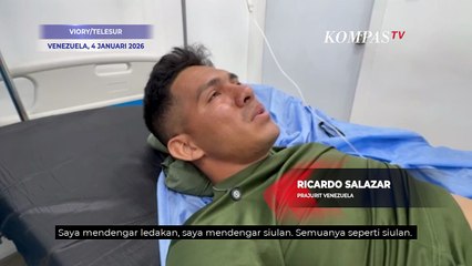 Kesaksian Prajurit Venezuela saat Serangan Amerika Serikat: Bom Jatuh di Dekat Saya...