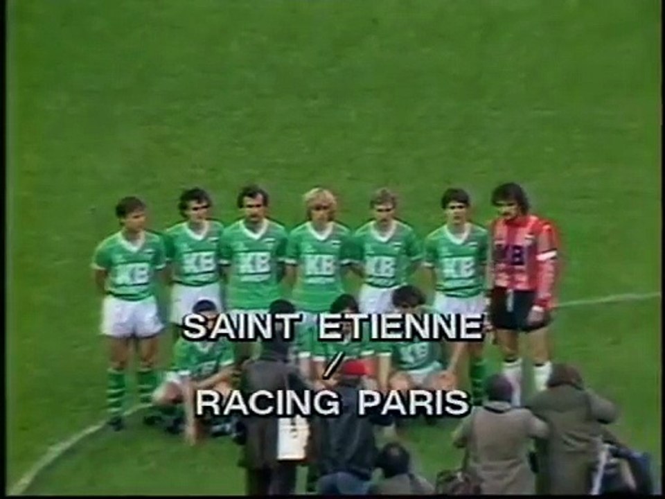 SAINT ETIENNE - RACING PARIS - 1984 - SAISON 1983/1984 -