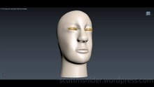 Flame: 3DS MAX Practice Polygon Modeling Head Model Video #120 (01-05-2026)