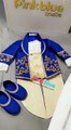 Baby Boy Blue Prince Outfit for a Royal Birthday
