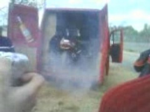 Ruptures dans le fourgon, 24 heures du Mans 2008.