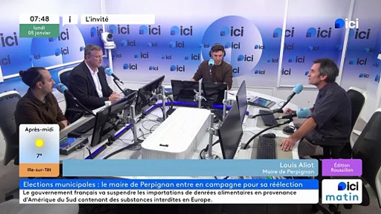 Louis Aliot, invité de ICI Roussillon