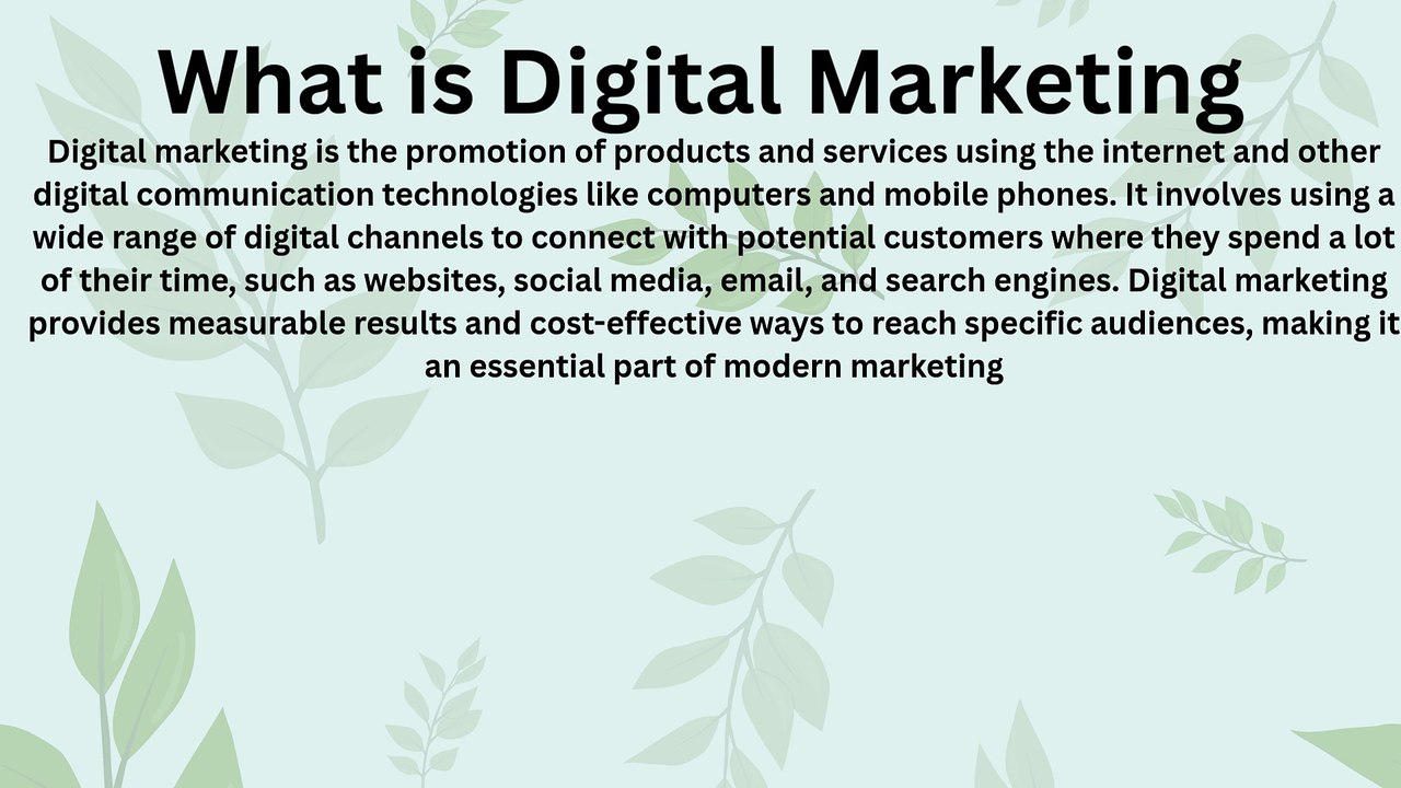 all about digital marketing