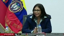 Delcy Rodríguez invita a Estados Unidos a trabajar en una 