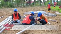 Warga Aceh Tamiang Semringah Lihat Pemerintah Bangun Rumah Sementara Pakai Bahan Premium
