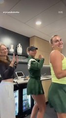 El TikTok viral de Sabalenka, Badosa y Anisimova: "Menos mal..."