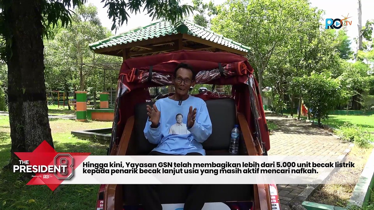 Penarik Becak Lansia di Blora Matur Nuwun Pak Prabowo Sudah Memperhatikan Kami
