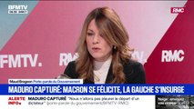 La porte-parole du gouvernement Maud Bregeon “interroge le rapport à la démocratie” de Jean-Luc Mélenchon après sa demande de libération de Nicolas Maduro