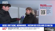 Neige: pas de bus scolaire ce matin en Bretagne et en Normandie