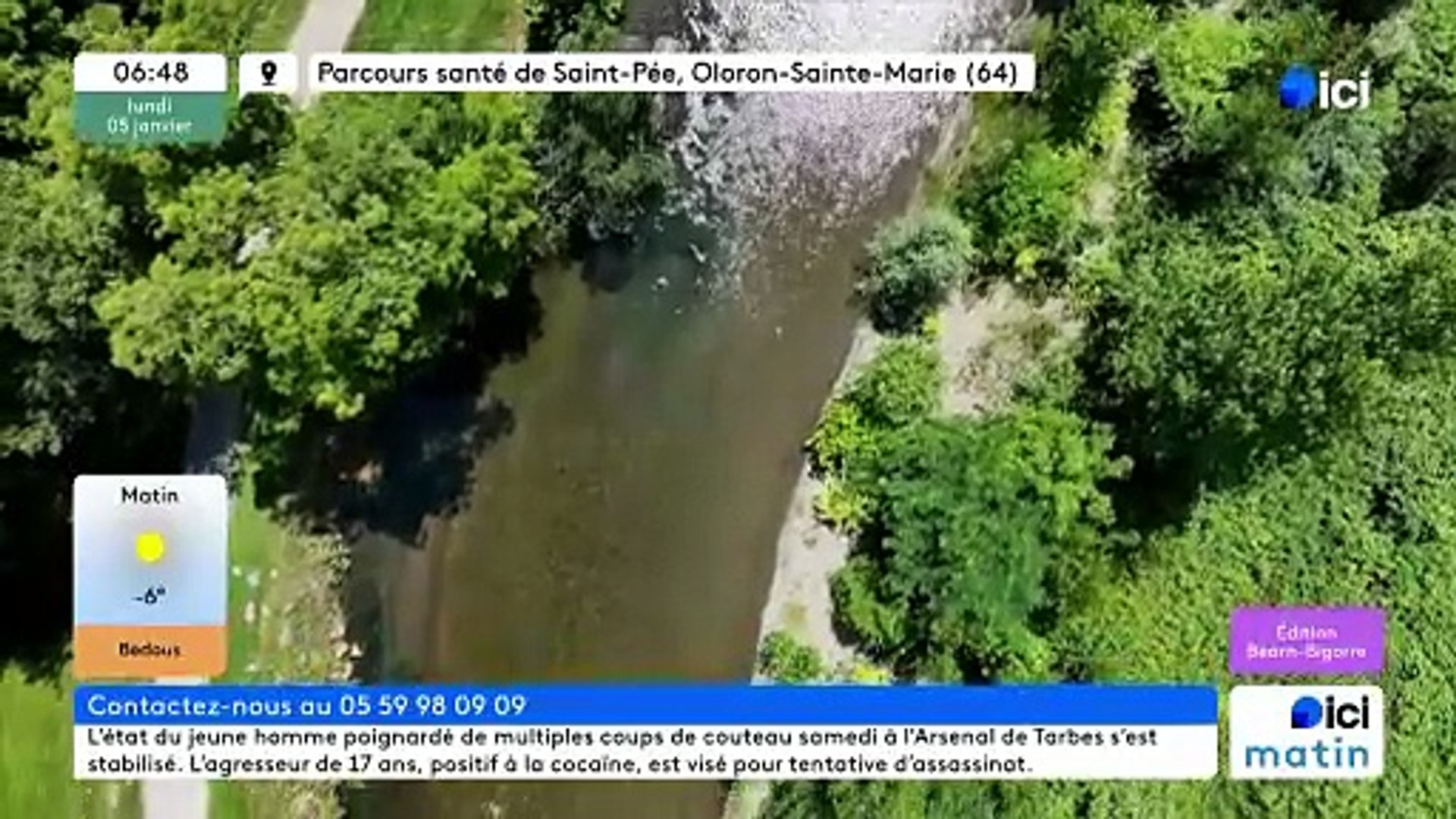 ⁣05/01/2026 - ici matin par ici Béarn Bigorre en vidéo