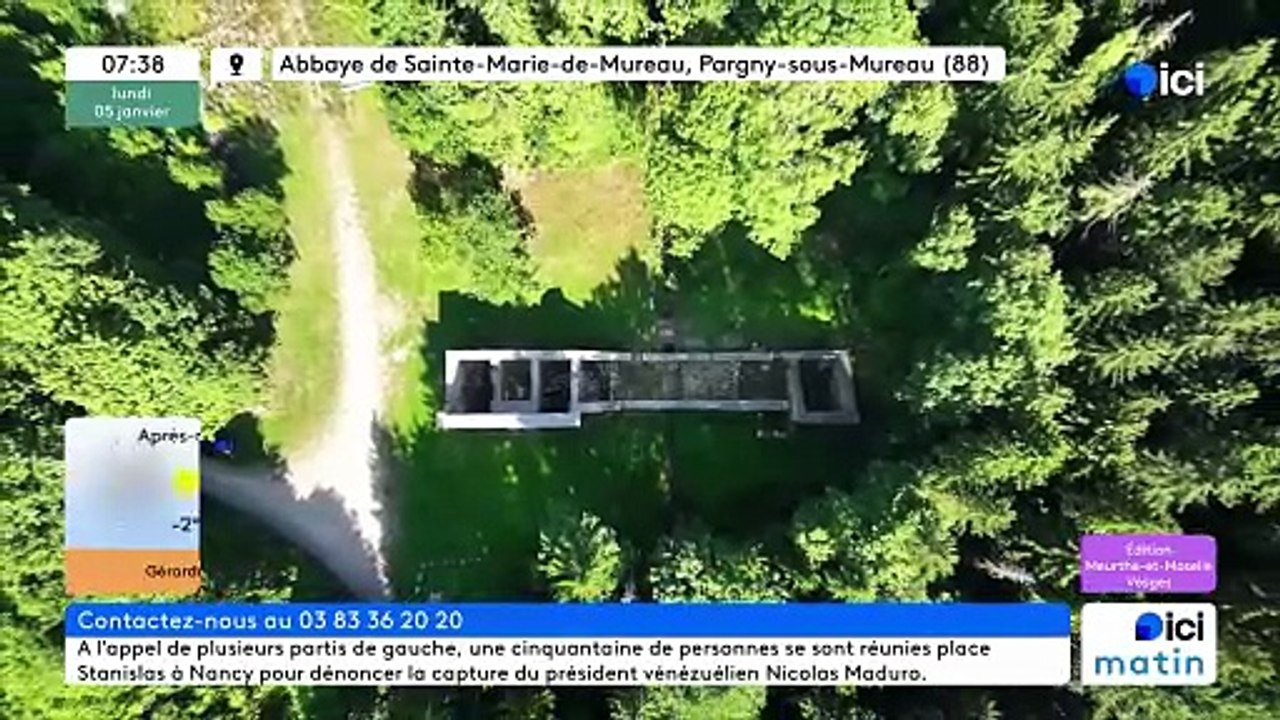 05/01/2026 -  ici matin par Ici Lorraine (Meurthe-et-Moselle et Vosges) en vidéo