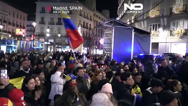 Exil-Venezolaner demonstrieren in Madrid für die Opposition