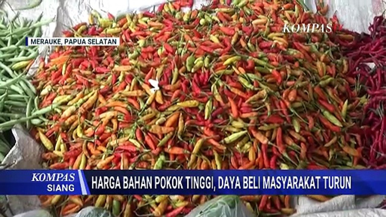 Harga Bahan Pokok dan Ayam Potong Masih Tinggi, Daya Beli Masyarakat Turun| KOMPAS SIANG