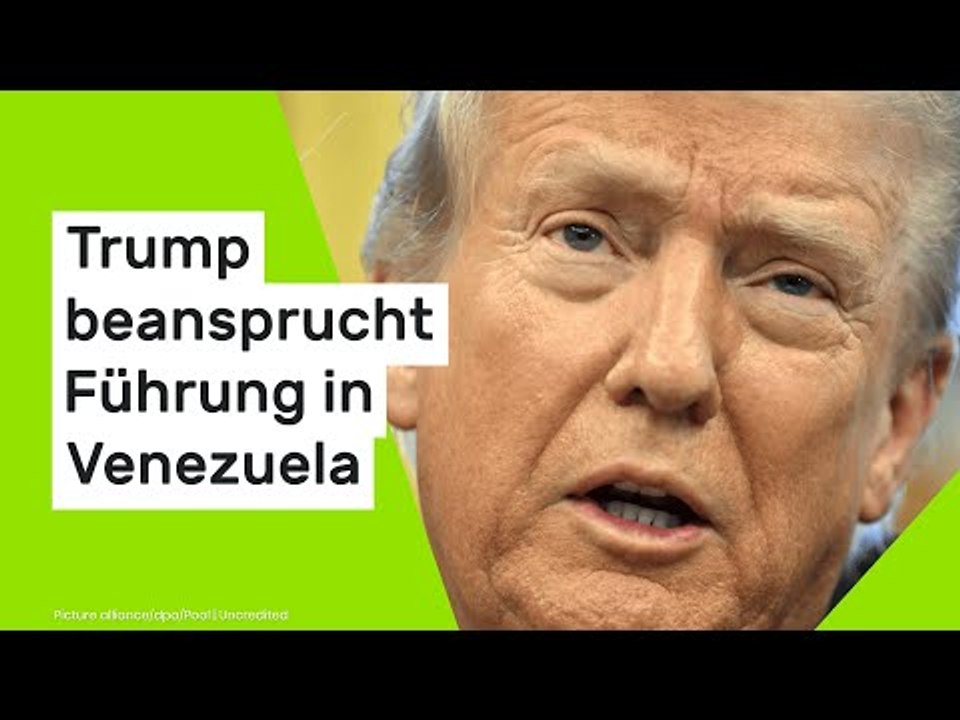 Donald Trump: Interview-Aussage macht sprachlos - Trump beansprucht Führung in Venezuela
