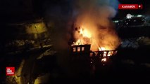 Karabük'te 200 yıllık tarihi konak alevlere teslim oldu