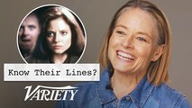 Does Jodie Foster Know Her Lines?