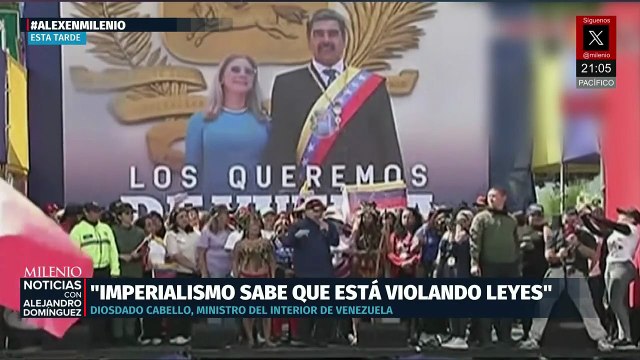 Delcy Rodríguez y Diosdado Cabello piden liberar a Nicolás Maduro y rechazan intervención extranjera