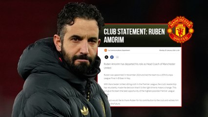 El retador mensaje de Amorim horas antes de ser destituido