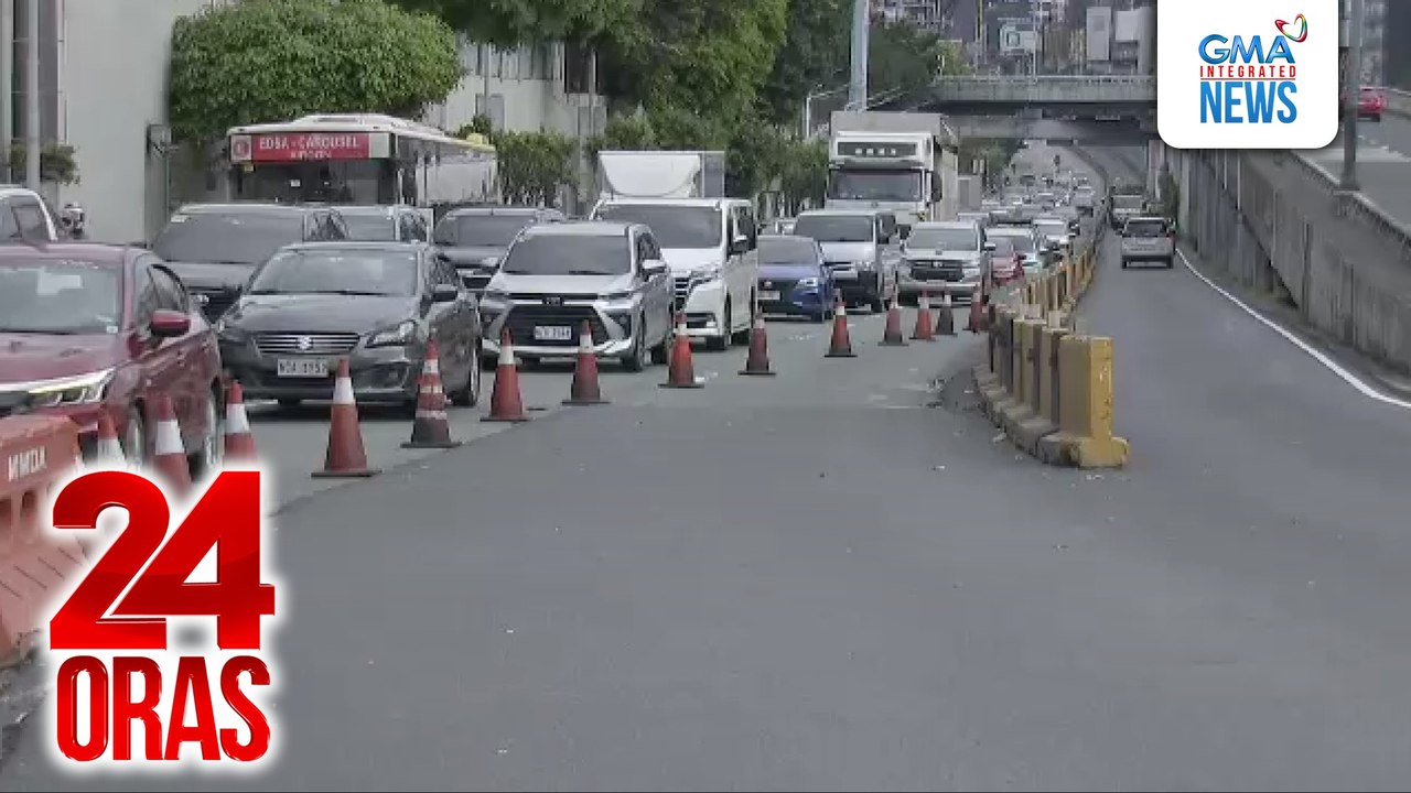 Rehabilitasyon sa EDSA Busway lane mula sa Roxas Blvd-Orense, tapos na | 24 Oras