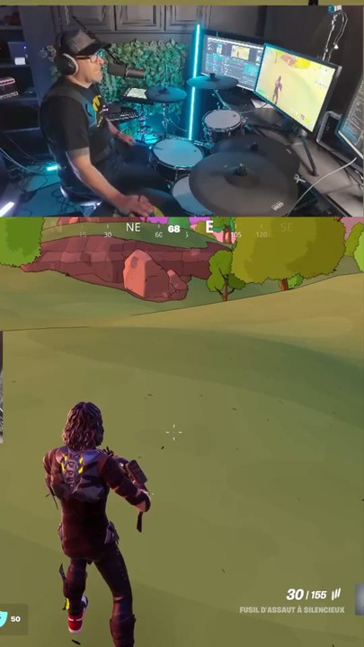 Et voilà comment je joue à Fortnite sans clavier, mais avec une batterie