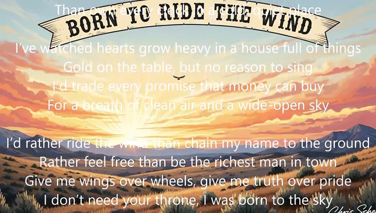Born to Ride the Wind - Country Music (Official Lyric Audio)