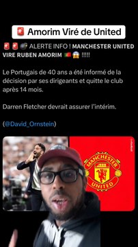 Ruben Amorim viré de Manchester United