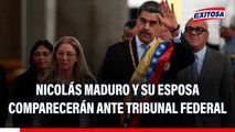 Nicolás Maduro y su esposa comparecerán hoy ante un tribunal federal de Nueva York
