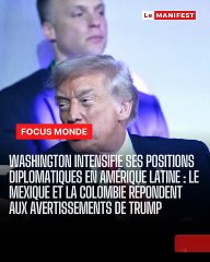 🚨🌎⚠️ Tensions en Amérique latine Le Mexique et la Colombie répondent à Trump et réaffirment une ligne claire : paix, droit international et refus de la force. Toute action militaire menacerait la stabilité régionale. 🕊️🇲🇽🇨🇴
